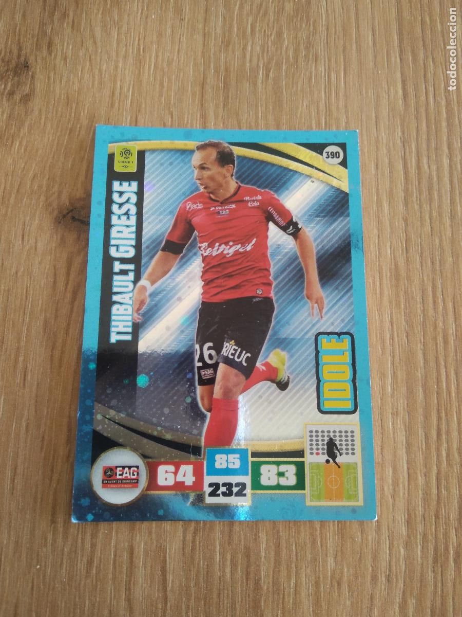 Cromos de F&uacute;tbol: 390 GIRESSE GUINGAMP CROMO FUTBOL PANINI LIGA FRANCIA 2016-2017 FOOT LIGUE 1 ADRENALYN 16-17
