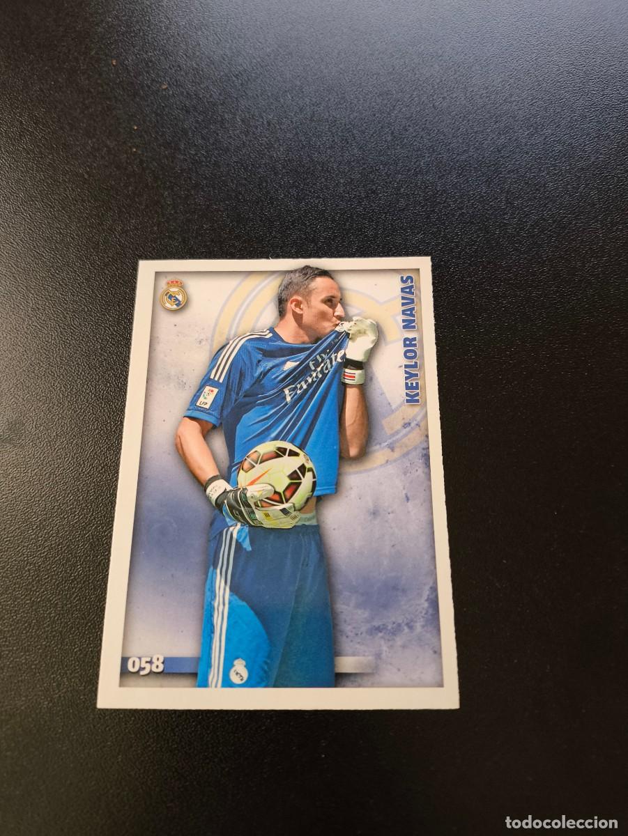 Cromos de F&uacute;tbol: 58 Keylor Navas ALTA REAL MADRID MUNDICROMO LIGA 2014 2015 14 15 NO PANINI ESTE