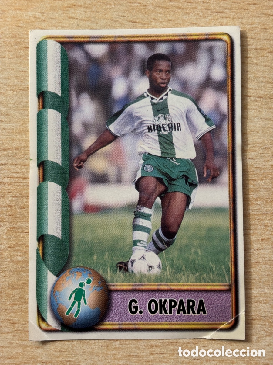 Cromos de F&uacute;tbol: # 400 Okpara Nigeria Mundial Francia 98 Ediciones Estadio