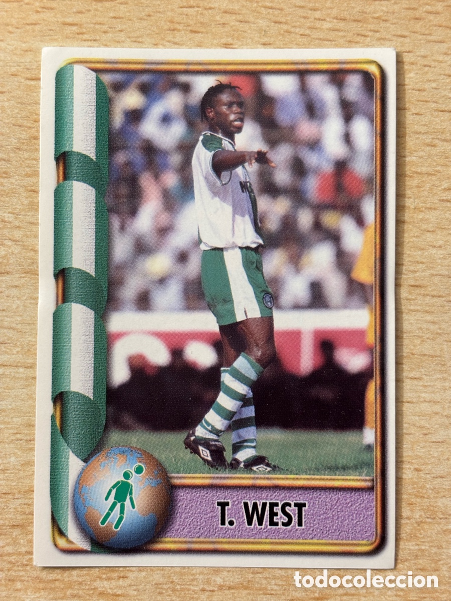 Cromos de F&uacute;tbol: # 398 West Nigeria mundial Francia 98 Ediciones Estadio