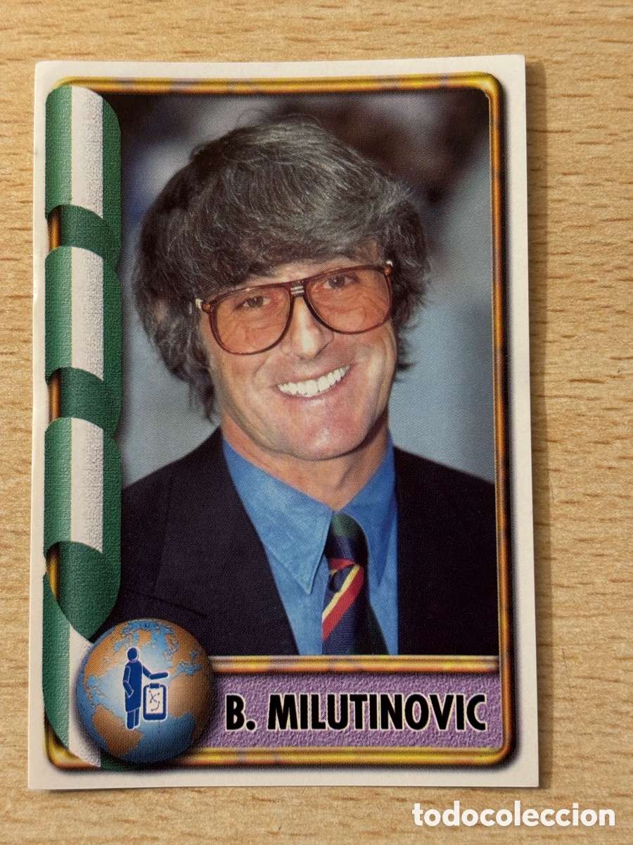 Cromos de F&uacute;tbol: # 396 Milutinovic Seleccionador Nigeria Mundial Francia 98 Ediciones Estadio