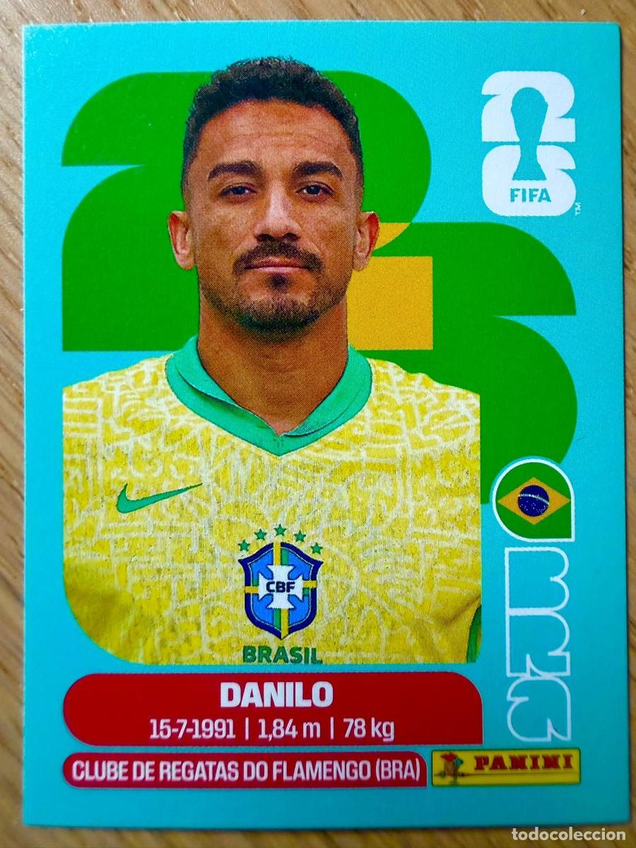 Cromos de F&uacute;tbol: BRA7 BRA 7 DANILO BRASIL MUNDIAL FIFA WORLD CUP 2026 26 STICKER CROMO PANINI SIN PEGAR