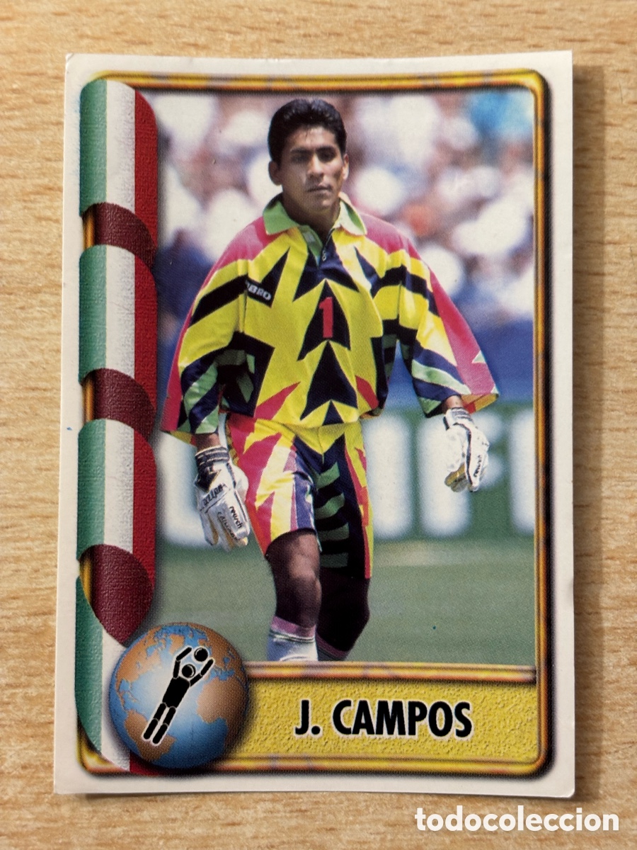 Cromos de F&uacute;tbol: # 381 Campos M&eacute;xico Mundial Francia 98 Ediciones Estadio