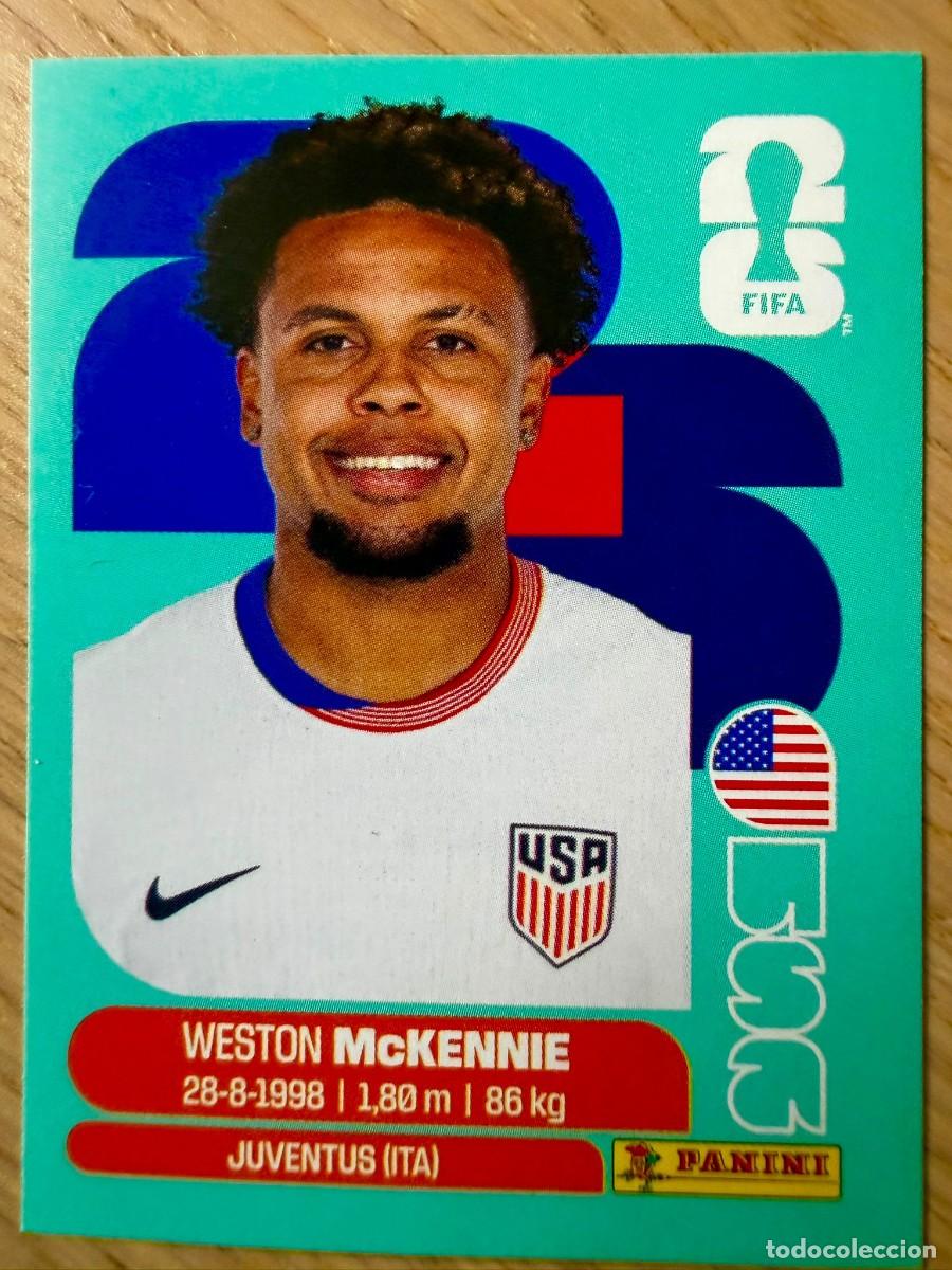Cromos de F&uacute;tbol: USA10 USA 10 MCKENNIE ESTADOS UNIDOS MUNDIAL FIFA WORLD CUP 2026 26 STICKER CROMO PANINI SIN PEGAR