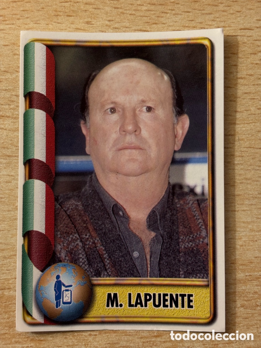 Cromos de F&uacute;tbol: # 380 Lapuente Seleccionador M&eacute;xico Mundial Francia 98 Ediciones Estadio