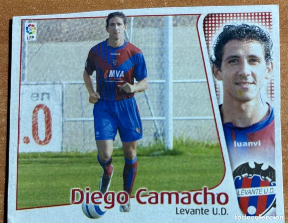 Cromos de F&uacute;tbol: EDICIONES ESTE 2004-2005 04 05 FICHAJE N&ordm; 25 DIEGO CAMACHO (LEVANTE) RECORTADO LEER