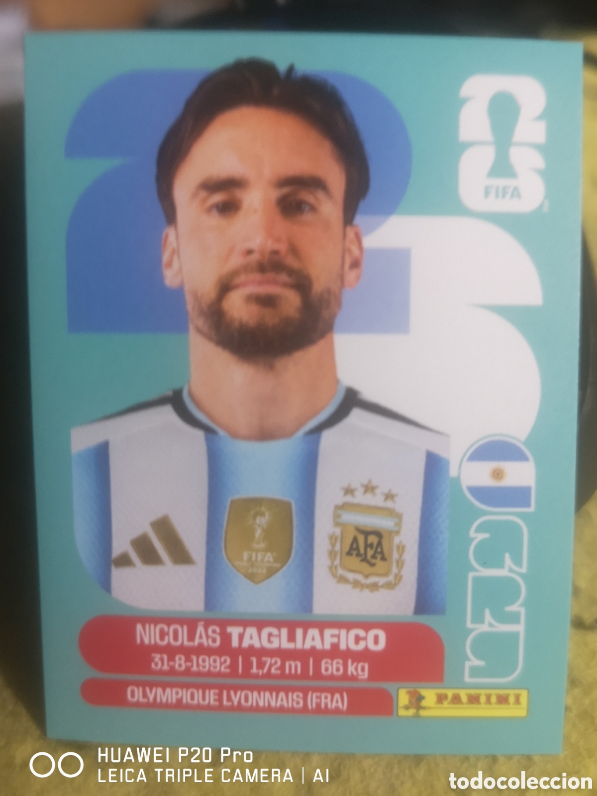 Cromos de F&uacute;tbol: FIFA WORLD CUP MUNDIAL 2026 TAGLIAFICO - ARG 6