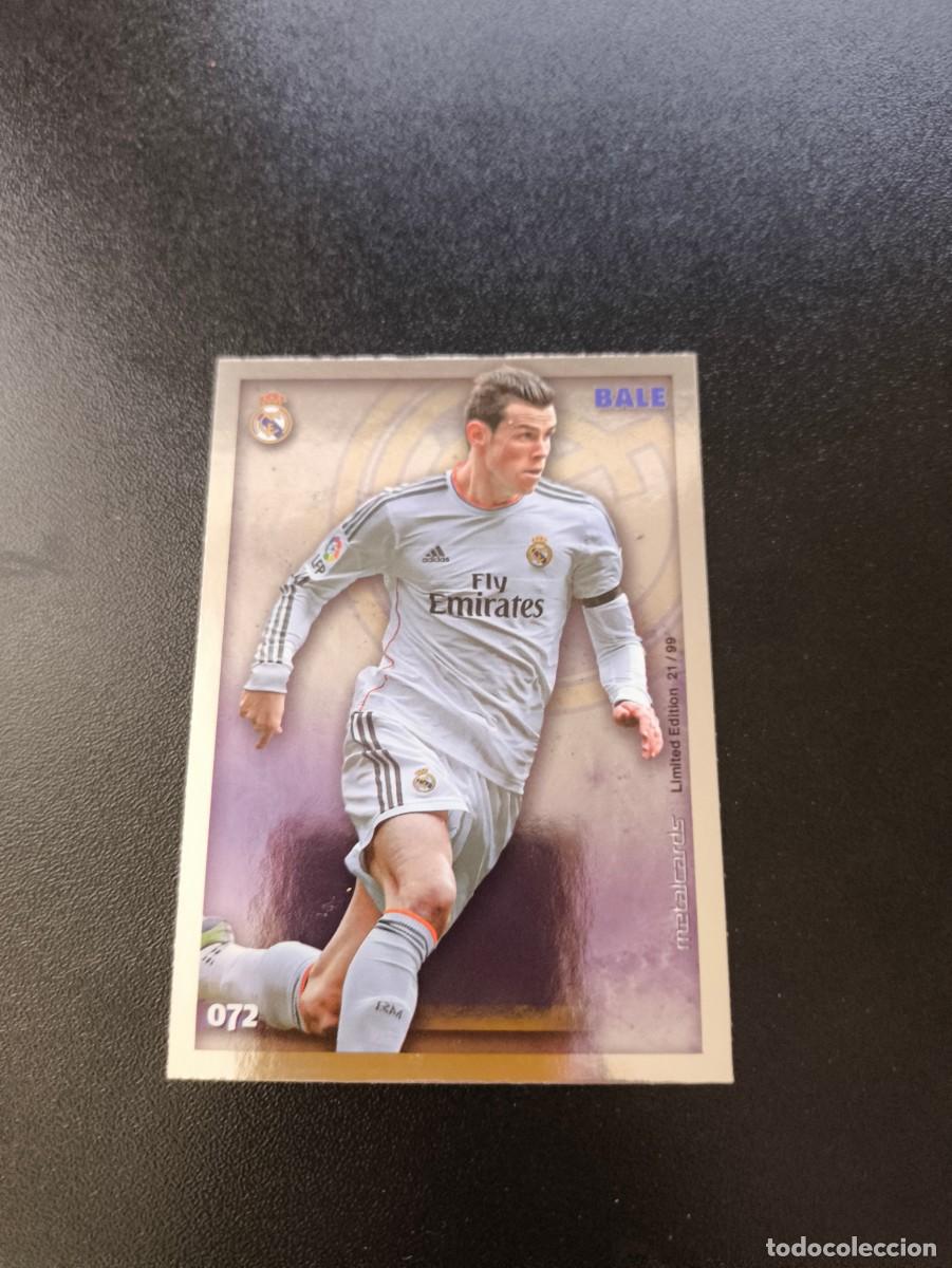 Cromos de F&uacute;tbol: 72 bale METALCARDS REAL MADRID MUNDICROMO LIGA 2014 2015 14 15 NO PANINI ESTE