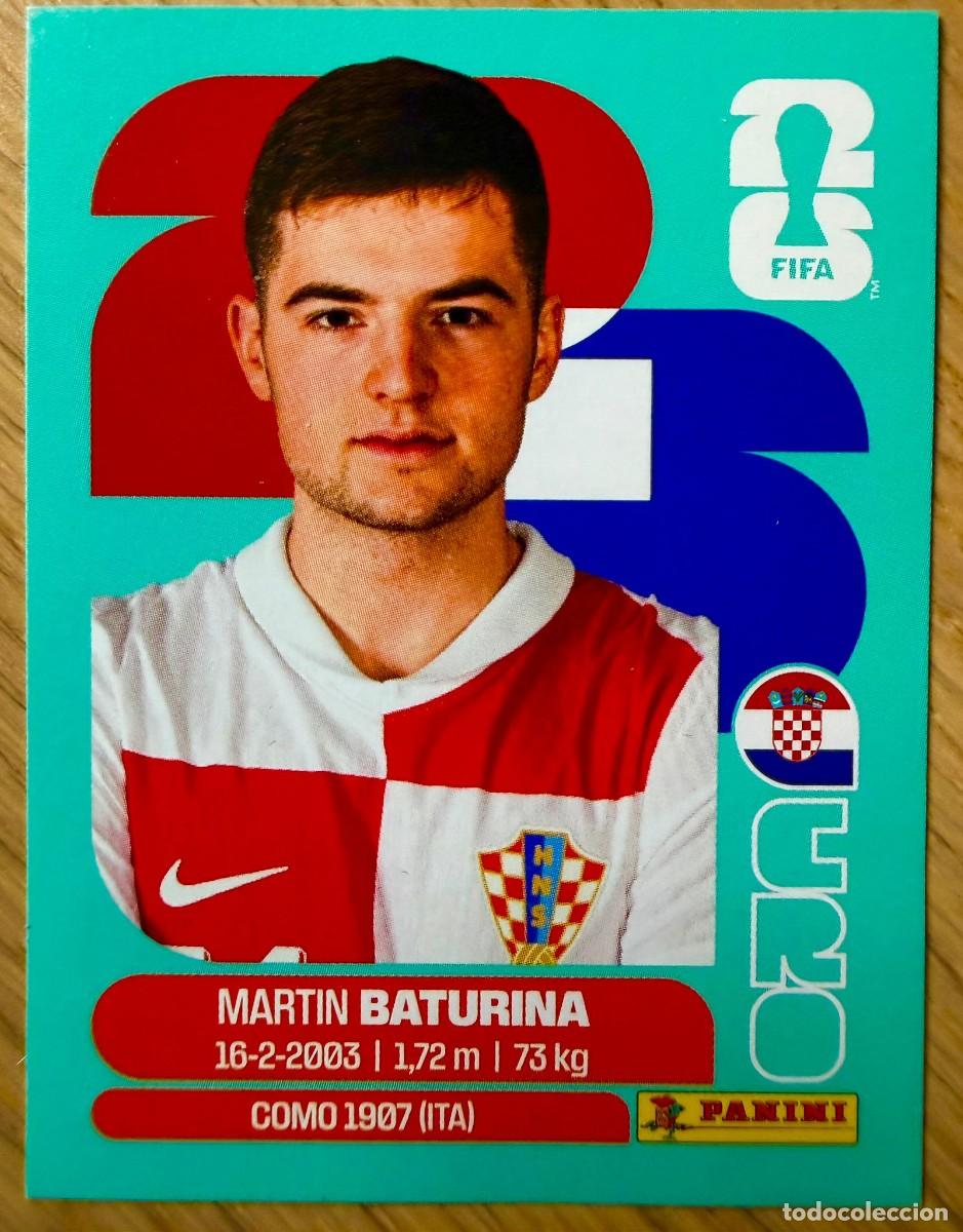 Fu&szlig;ball-Sticker: CRO11 CRO 11 MARTIN BATURINA CROACIA MUNDIAL FIFA WORLD CUP 2026 26 STICKER CROMO PANINI SIN PEGAR