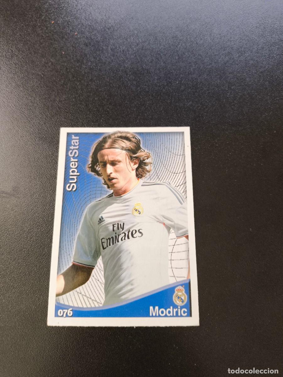 Fu&szlig;ball-Sticker: 76 Modric SUPERSTAR MATE REAL MADRID MUNDICROMO LIGA 2014 2015 14 15 NO PANINI ESTE
