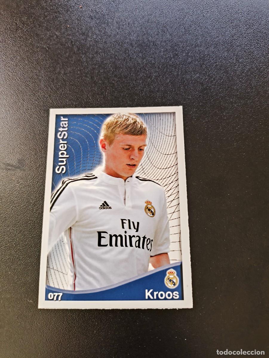 Fu&szlig;ball-Sticker: 77 Kroos SUPERSTAR MATE REAL MADRID MUNDICROMO LIGA 2014 2015 14 15 NO PANINI ESTE