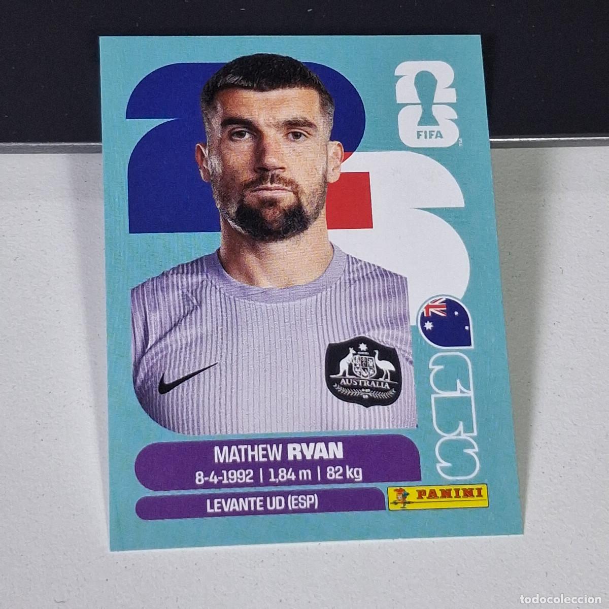 Fu&szlig;ball-Sticker: B2 AUS2 MATHEW RYAN 2 AUSTRALIA AUS MUNDIAL FIFA WORLD CUP 2026 STICKER PANINI