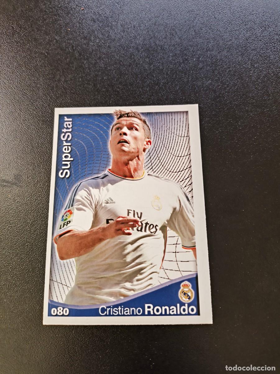 Fu&szlig;ball-Sticker: 80 Cristiano Ronaldo SUPERSTAR MATE REAL MADRID MUNDICROMO LIGA 2014 2015 14 15 NO PANINI ESTE