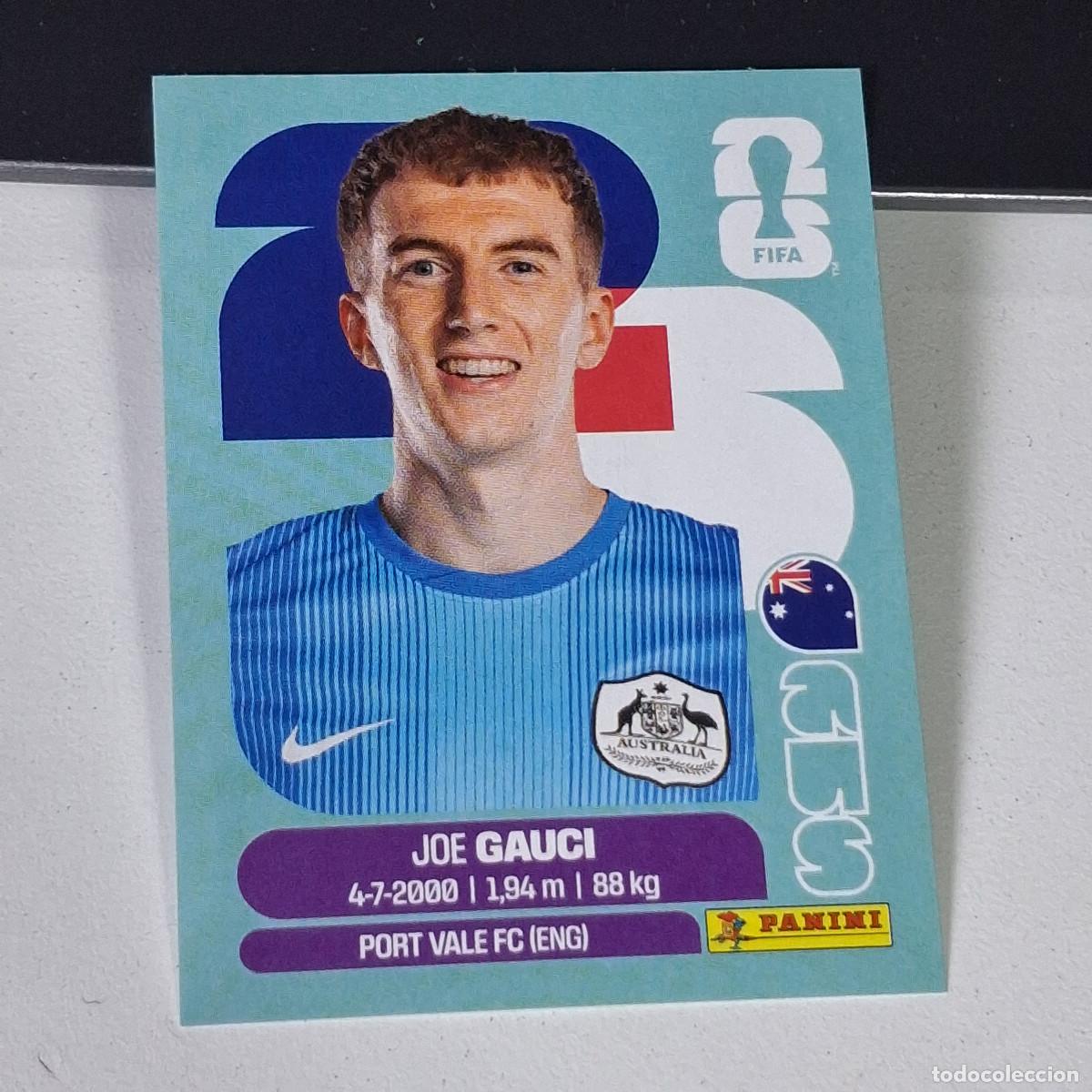 Fu&szlig;ball-Sticker: B2 AUS 3 AUS3 JOE GAUCI AUSTRALIA AUS MUNDIAL FIFA WORLD CUP 2026 STICKER PANINI