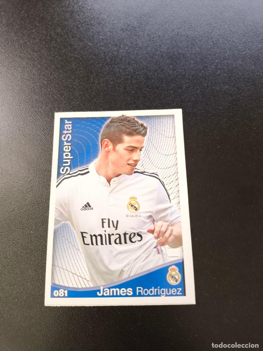Fu&szlig;ball-Sticker: 81 James Rodr&iacute;guez SUPERSTAR MATE REAL MADRID MUNDICROMO LIGA 2014 2015 14 15 NO PANINI ESTE