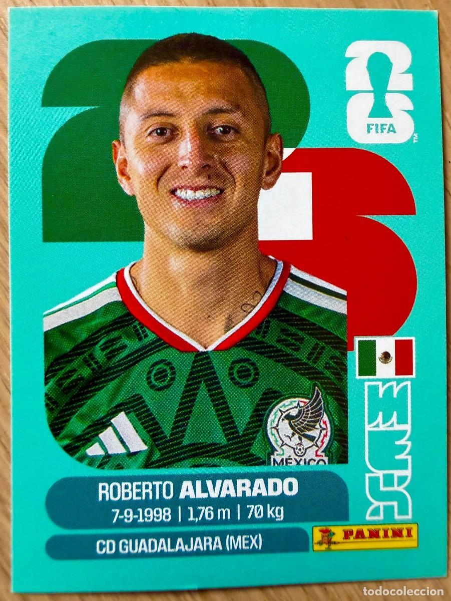 Fu&szlig;ball-Sticker: MEX19 MEX 19 ROBERTO ALVARADO MEXICO MUNDIAL FIFA WORLD CUP 2026 26 STICKER PANINI CROMO SIN PEGAR