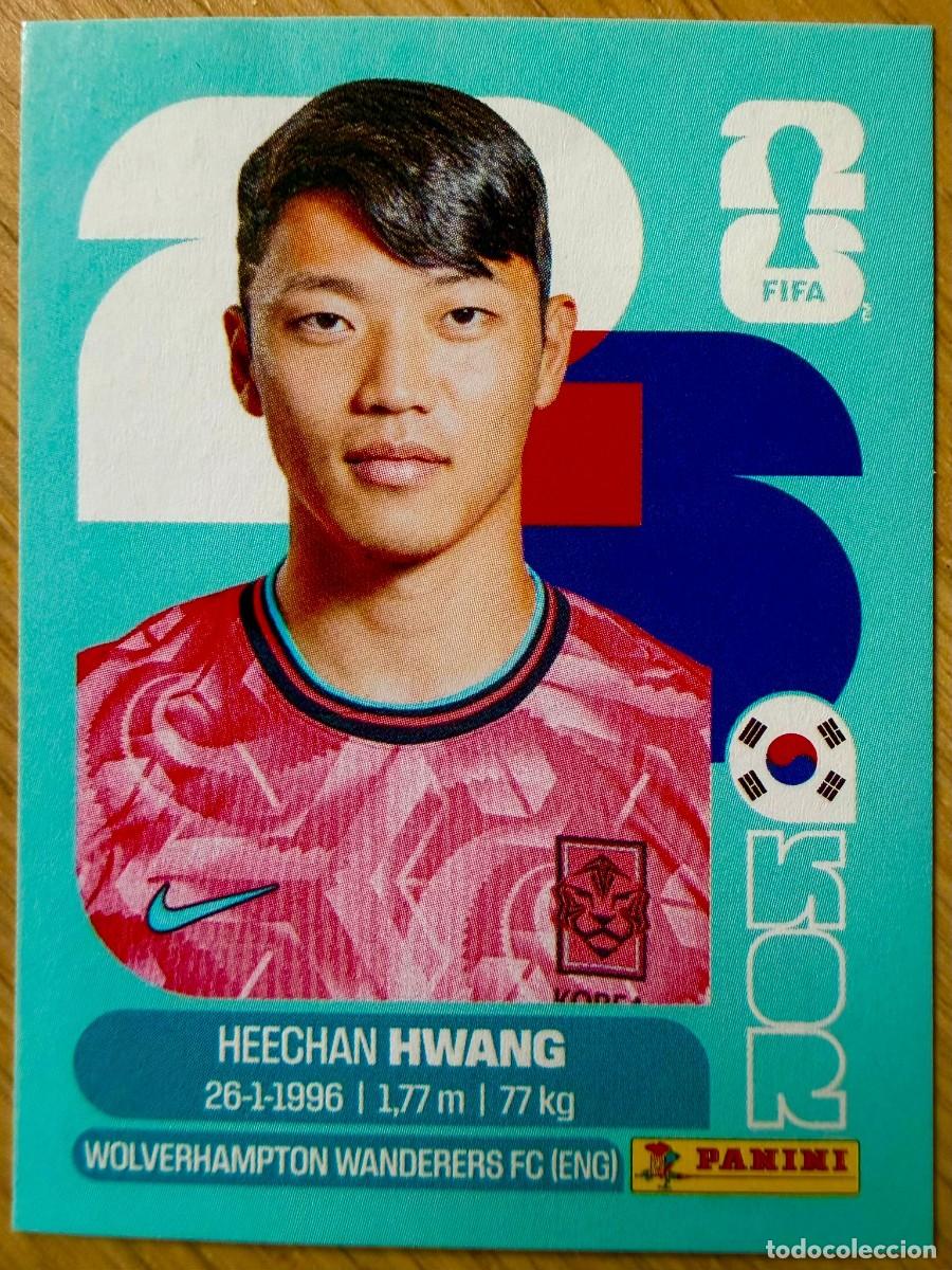 Fu&szlig;ball-Sticker: KOR19 KOR 19 HEECHAN HWANG COREA SUR MUNDIAL FIFA WORLD CUP 2026 26 STICKER PANINI CROMO SIN PEGAR