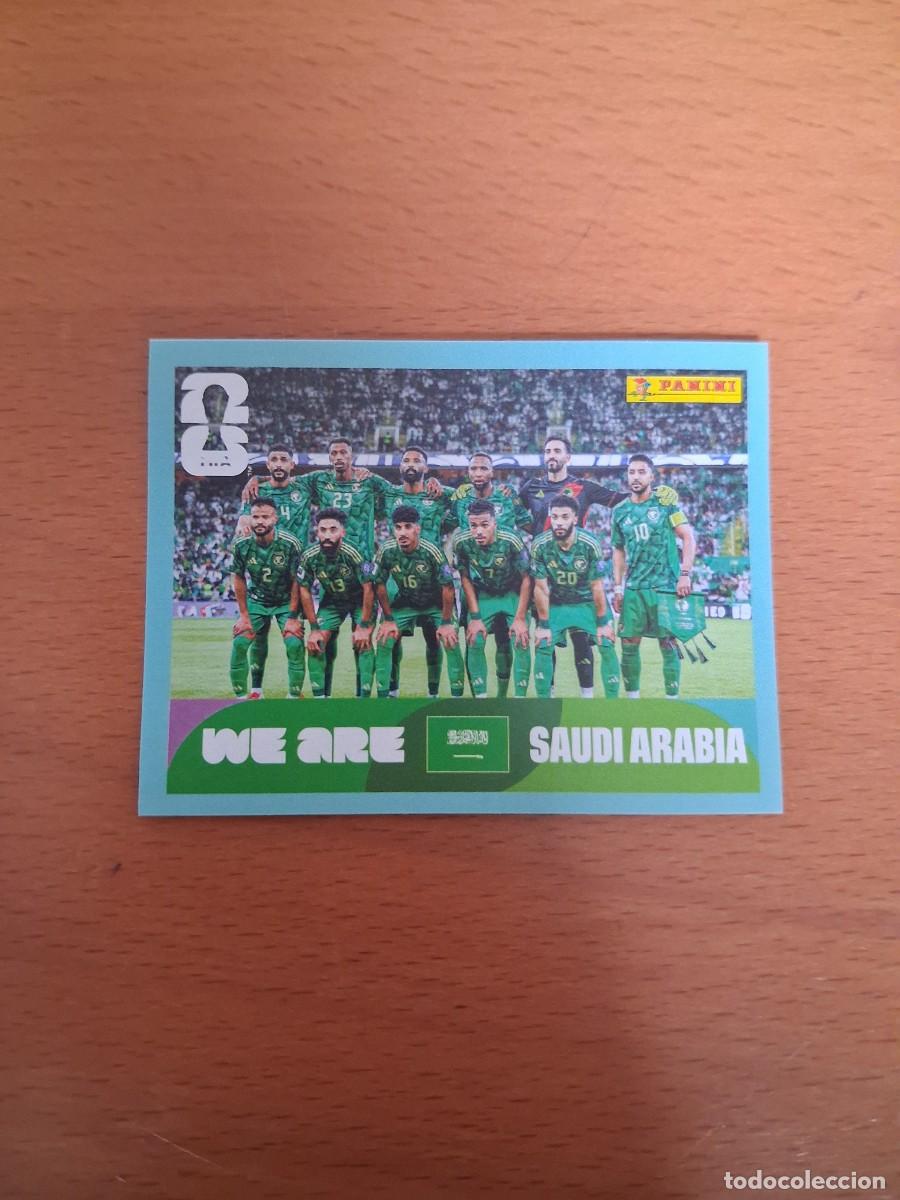 Cartes &agrave; collectionner de Football: Fifa World Cup 26 Mundial 2026 KSA 13 Arabia Saudi Foto de Equipo Plantilla Alineacion