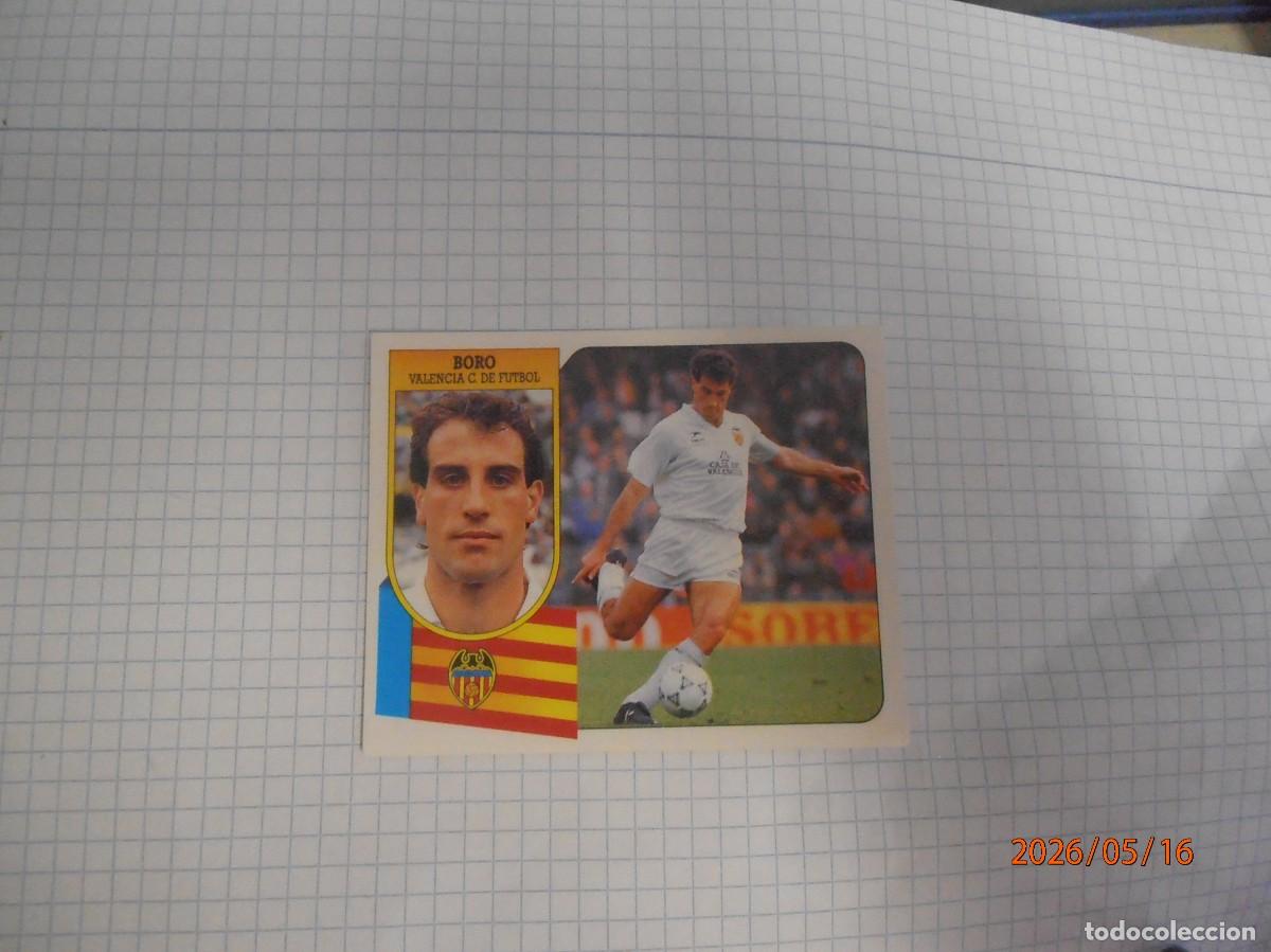 Cartes &agrave; collectionner de Football: Boro - Valencia Liga 91-92- Este
