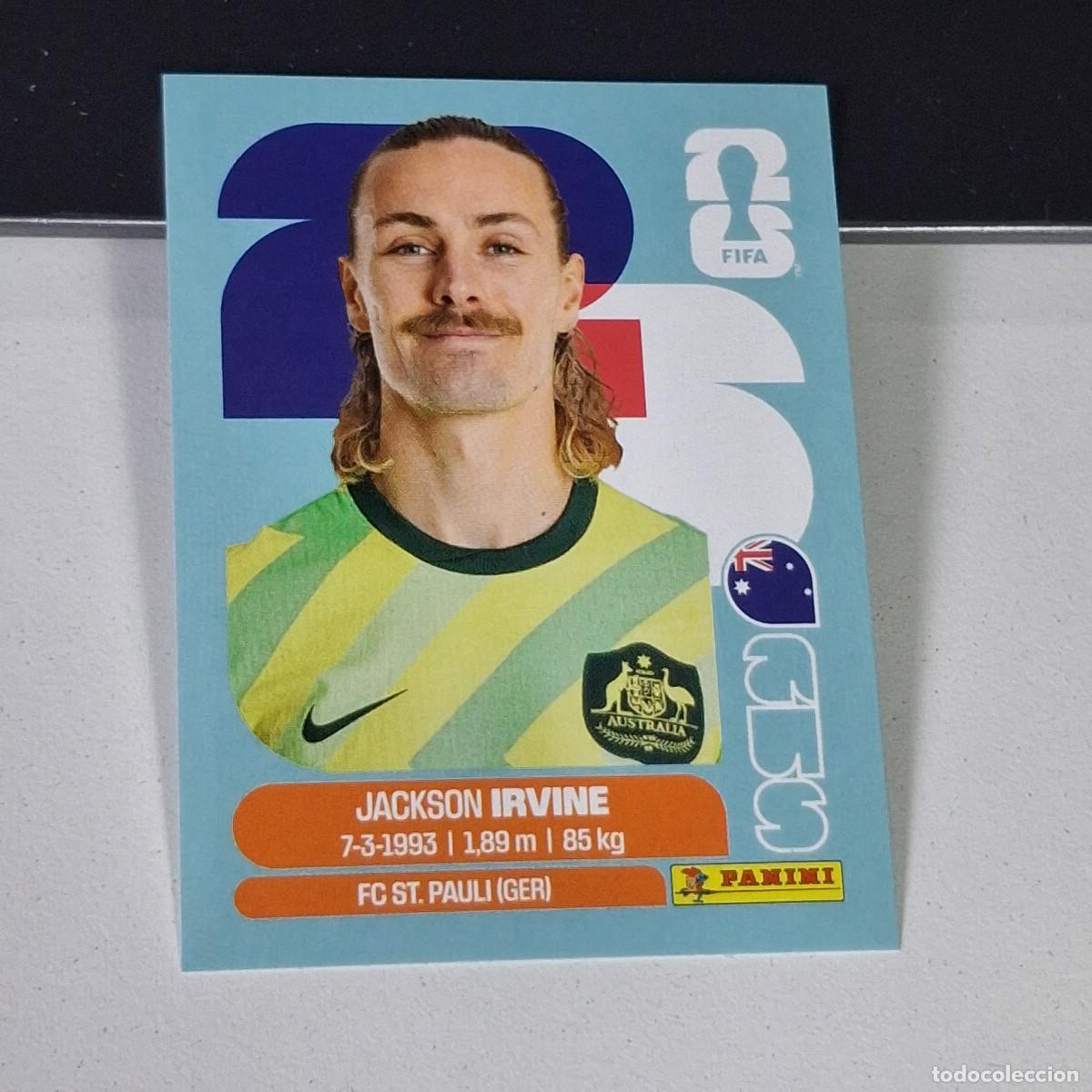 Cartes &agrave; collectionner de Football: B2 AUS 11 AUS11 JACKSON IRVINE AUSTRALIA AUS MUNDIAL FIFA WORLD CUP 2026 STICKER PANINI