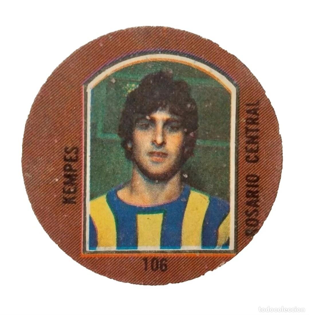 Cartes &agrave; collectionner de Football: Mario Kempes Cromo Rookie Novato Matador Rosario Central Argentina 1976 Raro