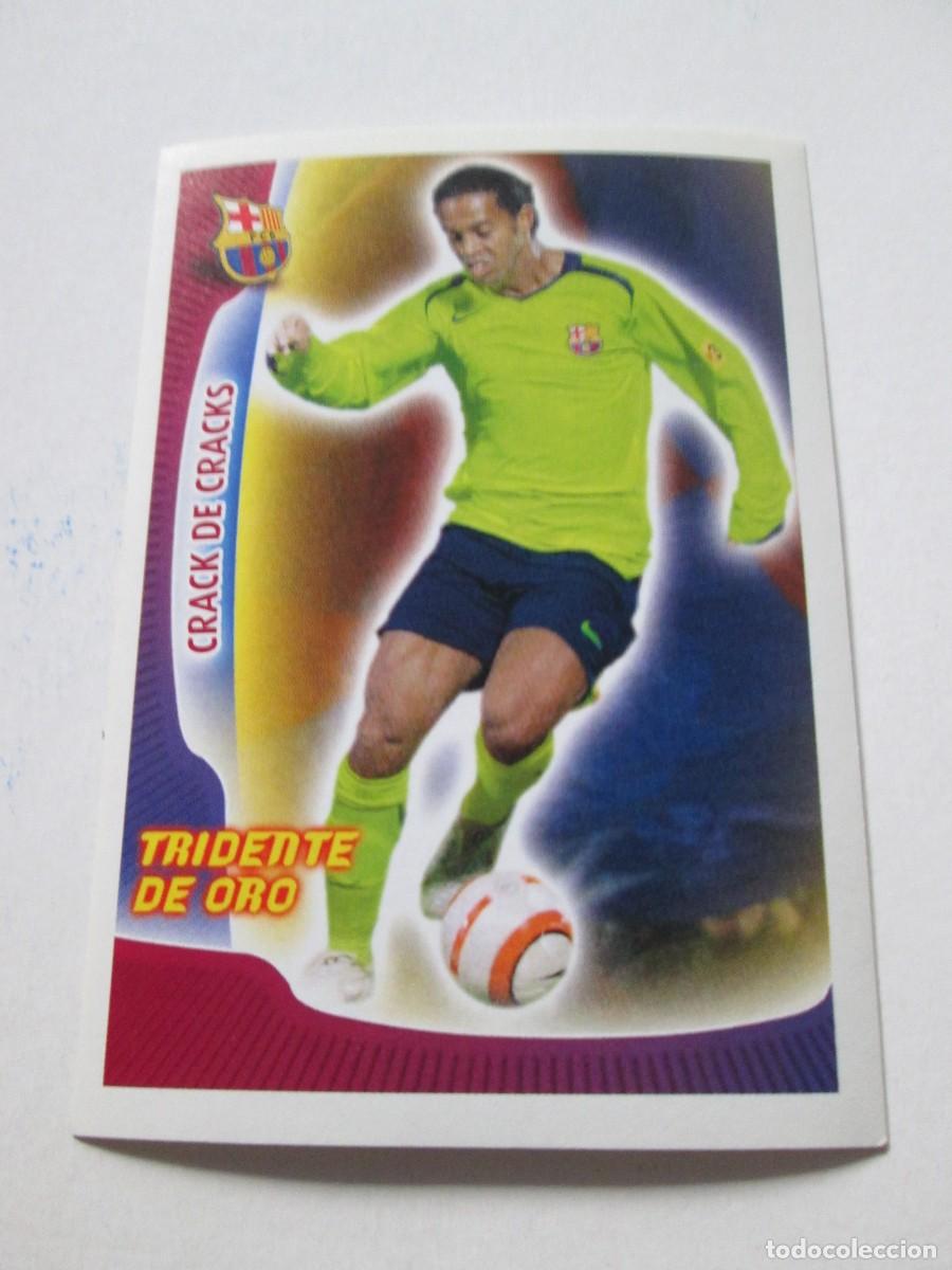 Cromos de F&uacute;tbol: #63 RONALDINHO 05 06 SUPER BAR&Ccedil;A 2005 2006 TRIDENTE DE ORO CRACK DE CRACKS PANINI SIN PEGAR