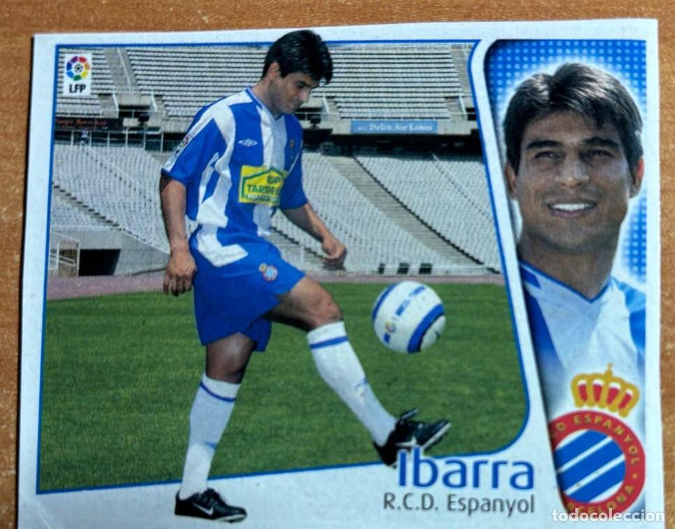 Cromos de F&uacute;tbol: EDICIONES ESTE 2004-2005 04 05 FICHAJE N&ordm; 27 IBARRA (ESPANYOL) RECORTADO LEER