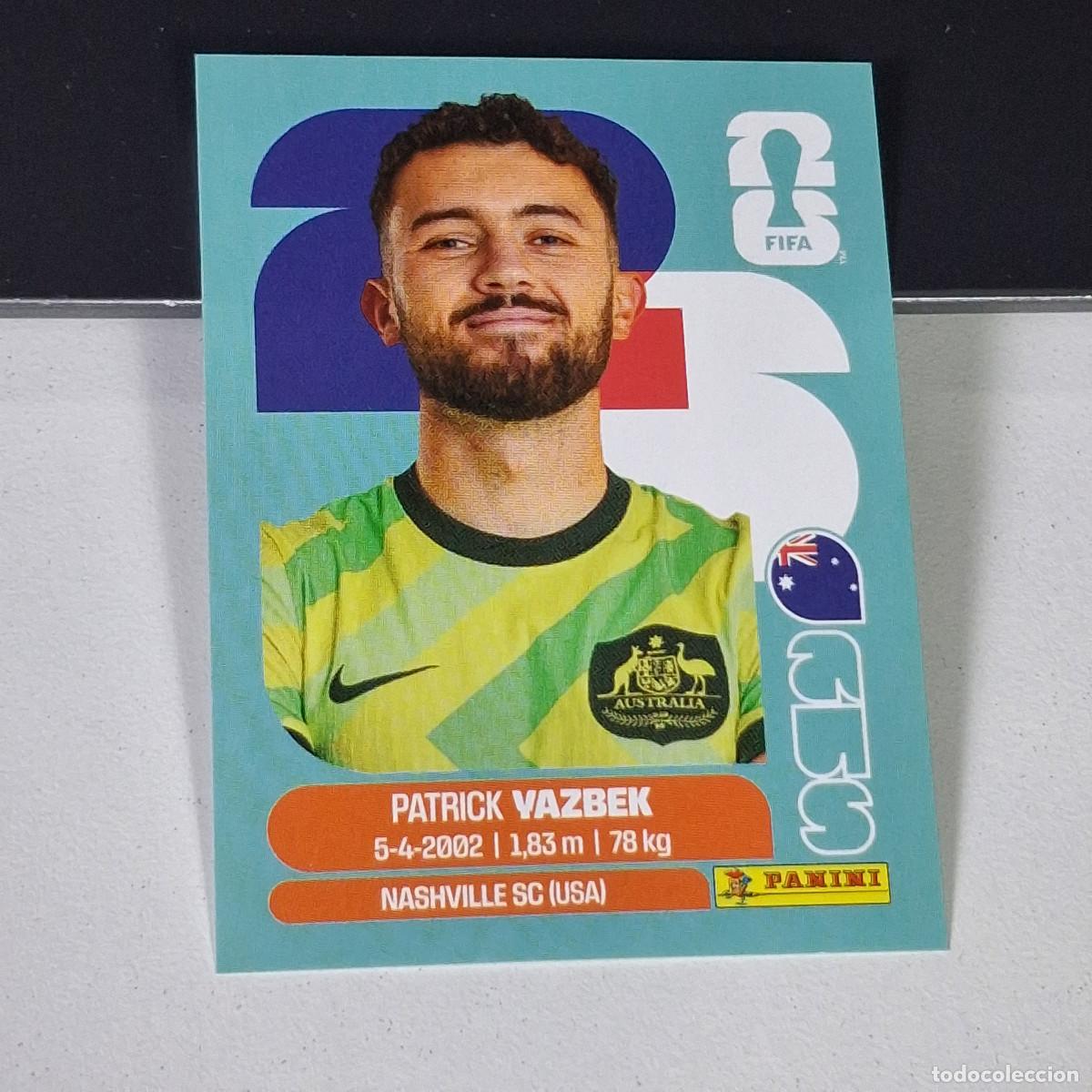 Cromos de F&uacute;tbol: B2 AUS16 PATRICK YAZBEK 16 AUSTRALIA AUS MUNDIAL FIFA WORLD CUP 2026 STICKER PANINI
