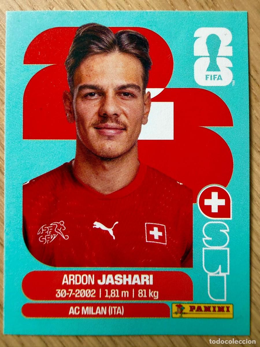Fu&szlig;ball-Sticker: SUI14 SUI 14 ARDON JASHARI SUIZA MUNDIAL FIFA WORLD CUP 2026 26 STICKER CROMO PANINI SIN PEGAR