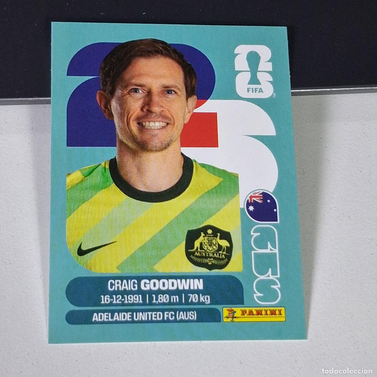 Cromos de F&uacute;tbol: B2 AUS 17 AUS17 CRAIG GOODWIN AUSTRALIA AUS MUNDIAL FIFA WORLD CUP 2026 STICKER PANINI