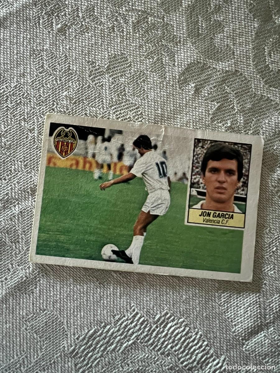 Football Stickers: JON GARCIA VALENCIA C. F. FICHAJE 37 LIGA ESTE 1984/85 84 85