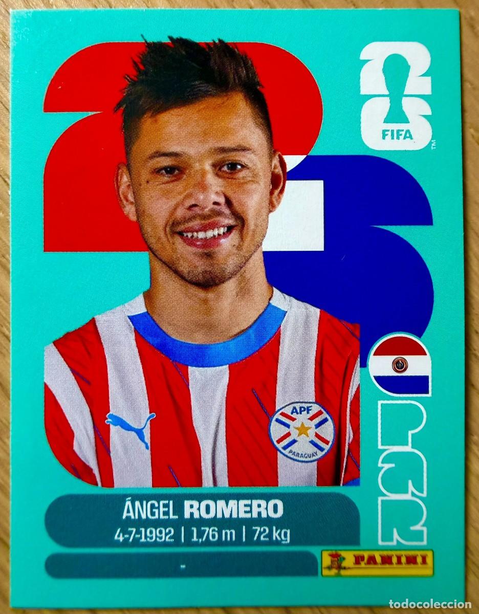 Fu&szlig;ball-Sticker: PAR19 PAR 19 ANGEL ROMERO PARAGUAY MUNDIAL FIFA WORLD CUP 2026 26 STICKER CROMO PANINI SIN PEGAR