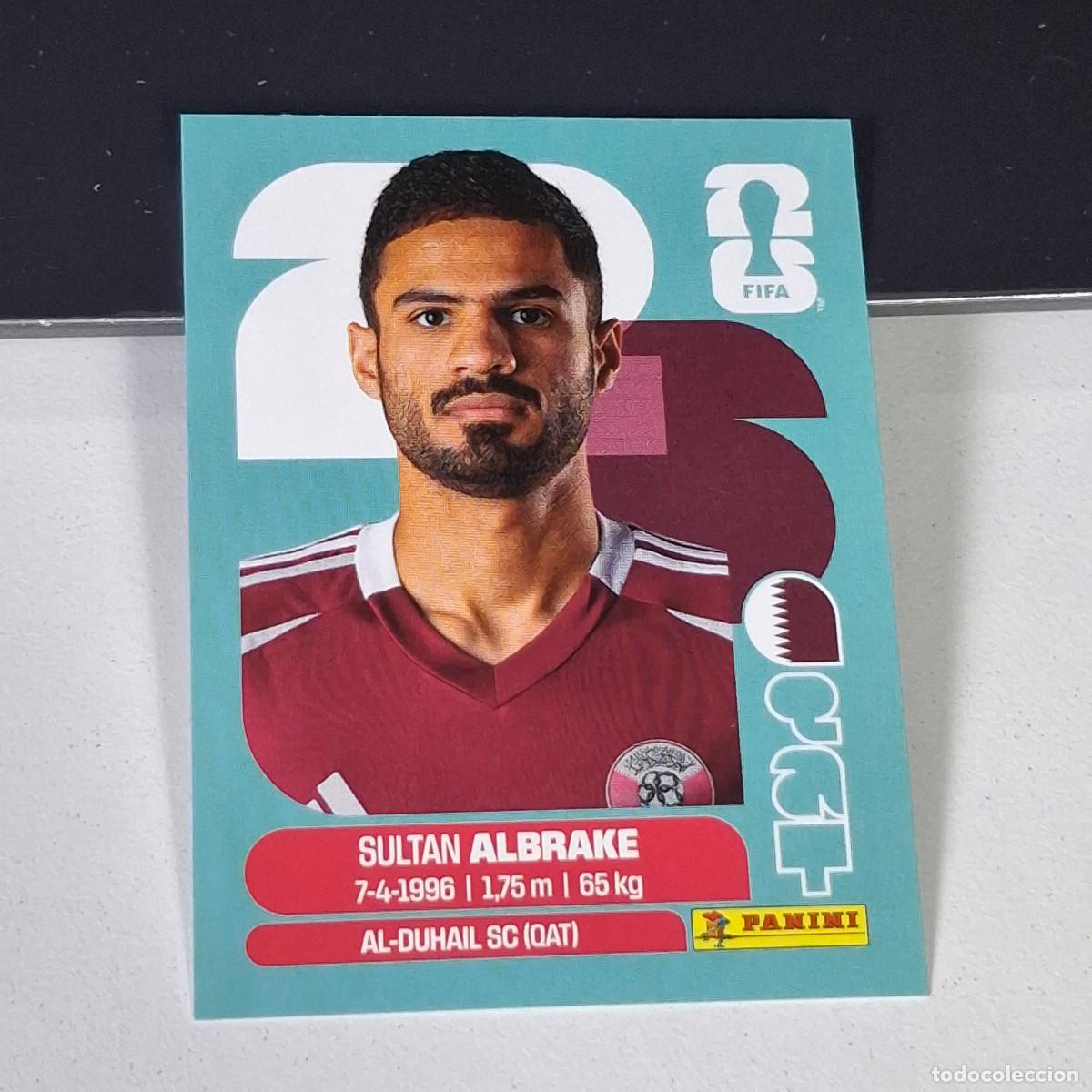 Cromos de F&uacute;tbol: B2 QAT3 SULTAN ALBRAKE 3 QATAR CATAR QAT MUNDIAL FIFA WORLD CUP 2026 STICKER PANINI