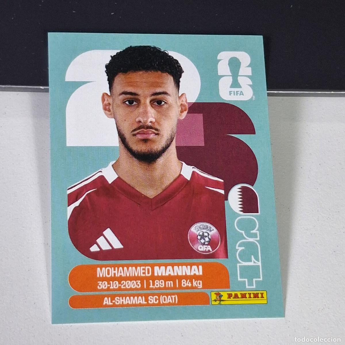 Cromos de F&uacute;tbol: B2 QAT9 MOHAMED MANNAI 9 QATAR CATAR QAT MUNDIAL FIFA WORLD CUP 2026 STICKER PANINI