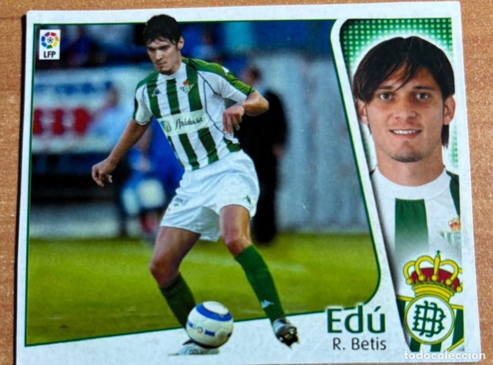 Cromos de F&uacute;tbol: EDICIONES ESTE 2004-2005 04 05 FICHAJE N&ordm; 44 EDU (BETIS) RECORTADO LEER