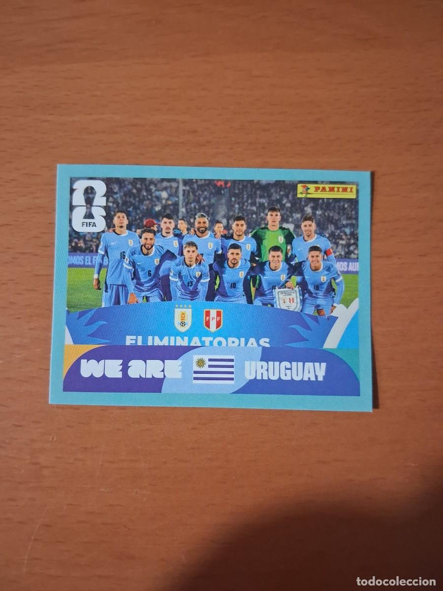 Figurine di Calcio: Fifa World Cup 26 Mundial 2026 URU 13 Uruguay Foto de Equipo Alineacion Plantilla