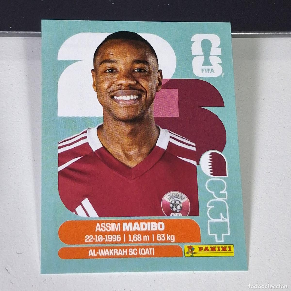 Figurine di Calcio: B2 QAT11 ASSIM MADIBO 11 QATAR CATAR QAT MUNDIAL FIFA WORLD CUP 2026 STICKER PANINI