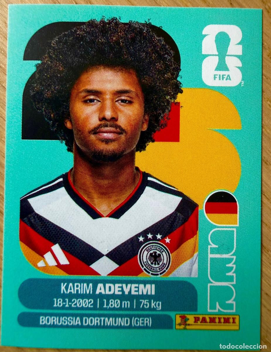 Figurine di Calcio: GER19 GER 19 ADEYEMI ALEMANIA MUNDIAL FIFA WORLD CUP 2026 26 STICKER CROMO PANINI SIN PEGAR