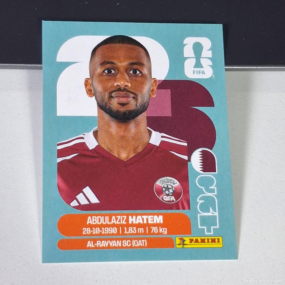 Figurine di Calcio: B2 QAT15 ABDULAZIZ HATEM 15 QATAR CATAR QAT MUNDIAL FIFA WORLD CUP 2026 STICKER PANINI