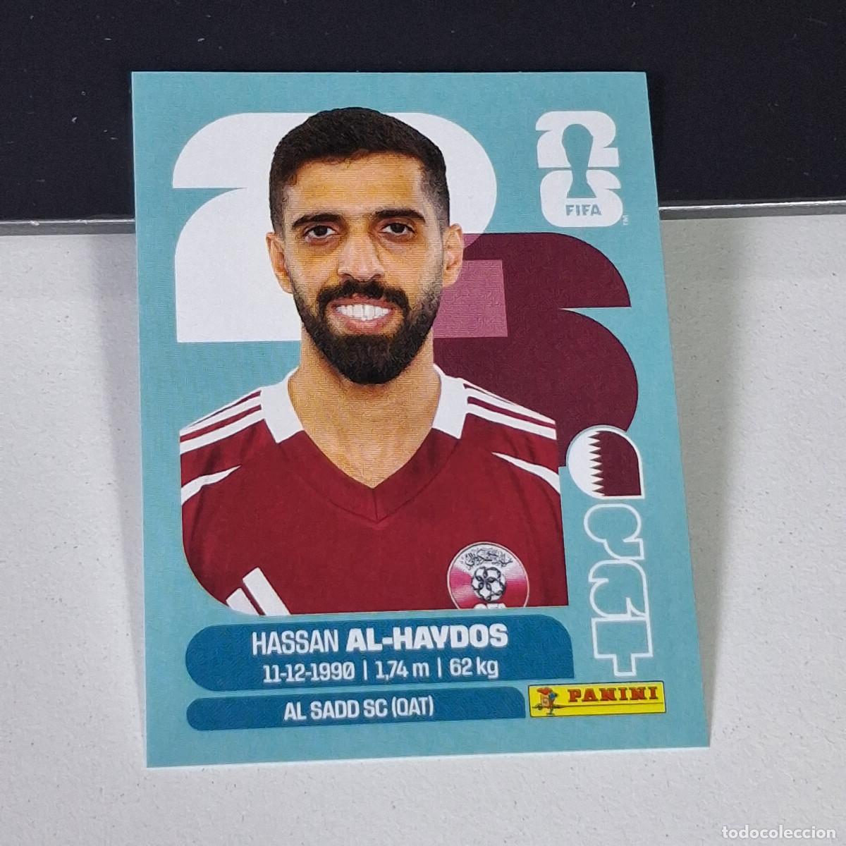 Figurine di Calcio: B2 QAT16 HASSAN AL-HAYDOS 16 QATAR CATAR QAT MUNDIAL FIFA WORLD CUP 2026 STICKER PANINI