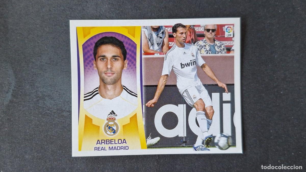 Football Stickers: L3 ARBELOA REAL MADRID FICHAJE 26 LIGA ESTE 2009 2010 09 10 NUNCA PEGADO SIN PEGAR