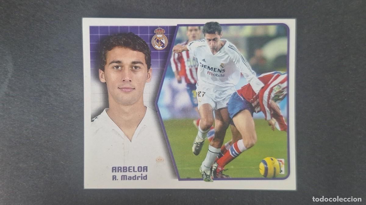 Football Stickers: ARBELOA REAL MADRID LIGA ESTE 2005 2006 05 06 NUNCA PEGADO SIN PEGAR