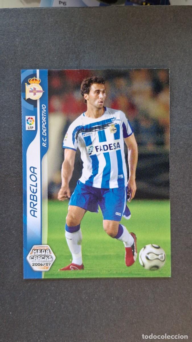 Football Stickers: L1 ARBELOA DEPORTIVO DE LA CORU&Ntilde;A NUEVA FICHA BIS MEGACRACKS 2006 2007 06 07 PANINI