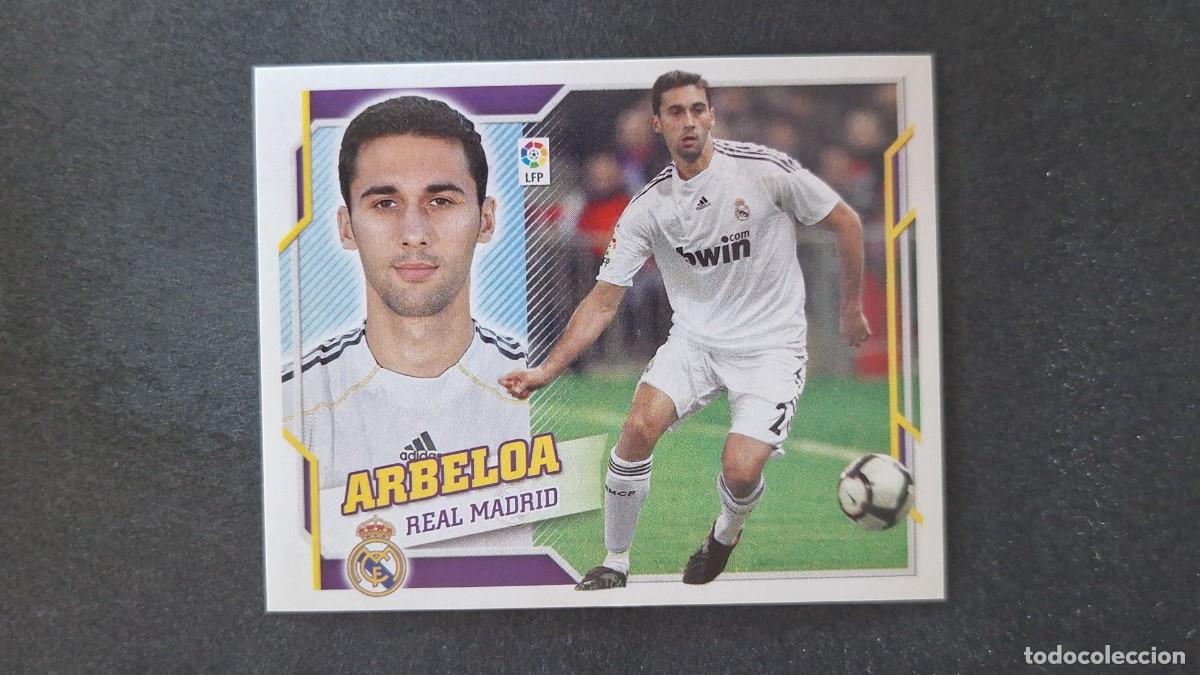 Fu&szlig;ball-Sticker: ARBELOA REAL MADRID LIGA ESTE 2010 2011 10 11 NUNCA PEGADO SIN PEGAR