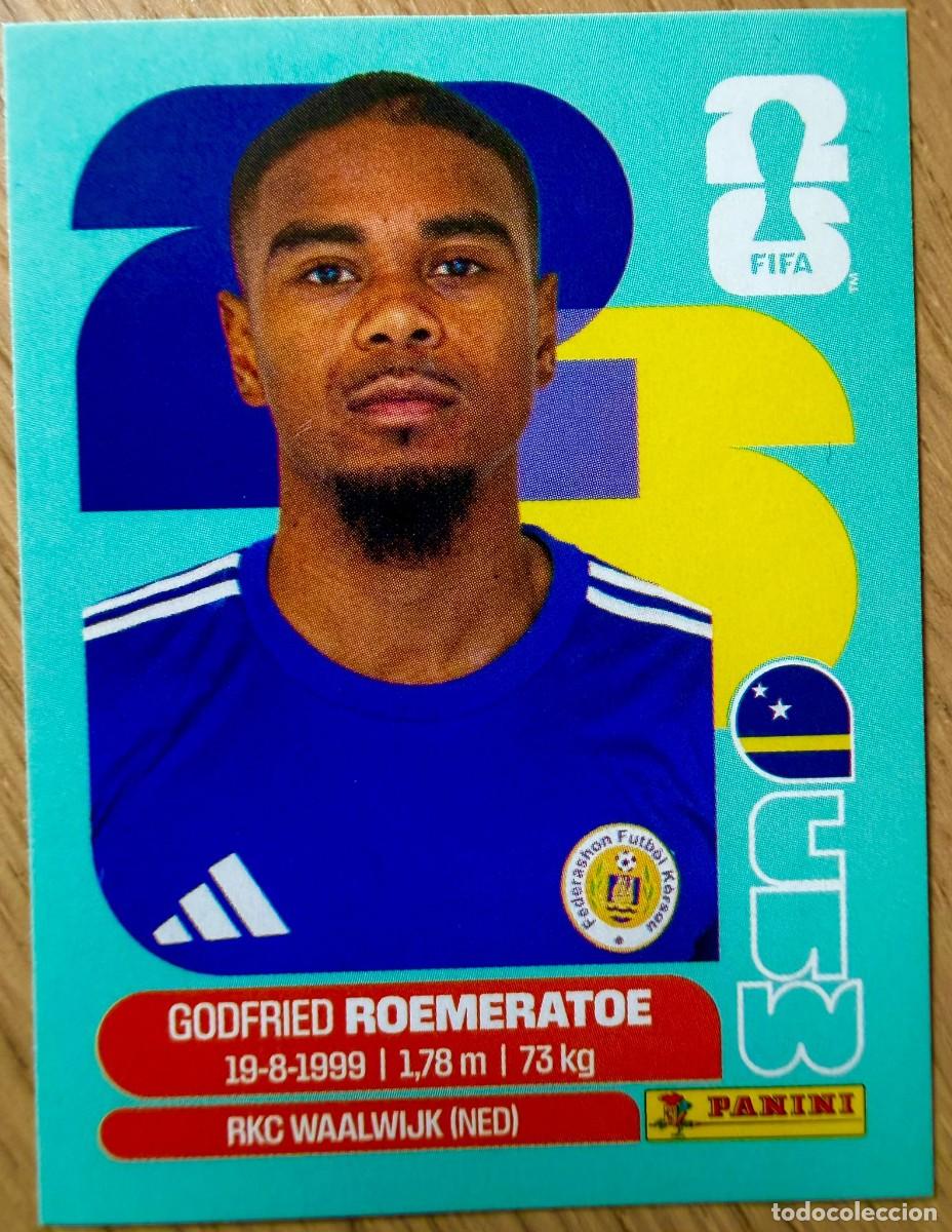 Fu&szlig;ball-Sticker: CUW10 CUW 10 ROEMERATOE CURAZAO CURA&Ccedil;AO MUNDIAL FIFA WORLD CUP 2026 26 STICKE CROMO PANINI SIN PEGAR