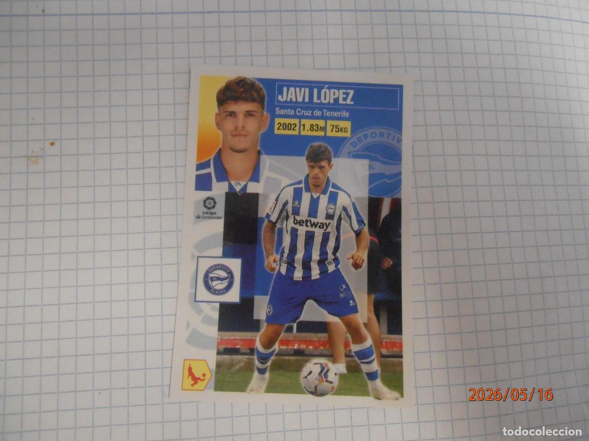 Fu&szlig;ball-Sticker: Javi L&oacute;pez Alaves n.&ordm; 7 - Este 2020-21