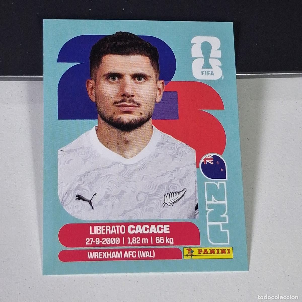 Fu&szlig;ball-Sticker: B2 NZL5 LIBERATO CACACE 5 NUEVA ZELANDA NZL NEW ZEALAND MUNDIAL FIFA WORLD CUP 2026 STICKER PANINI