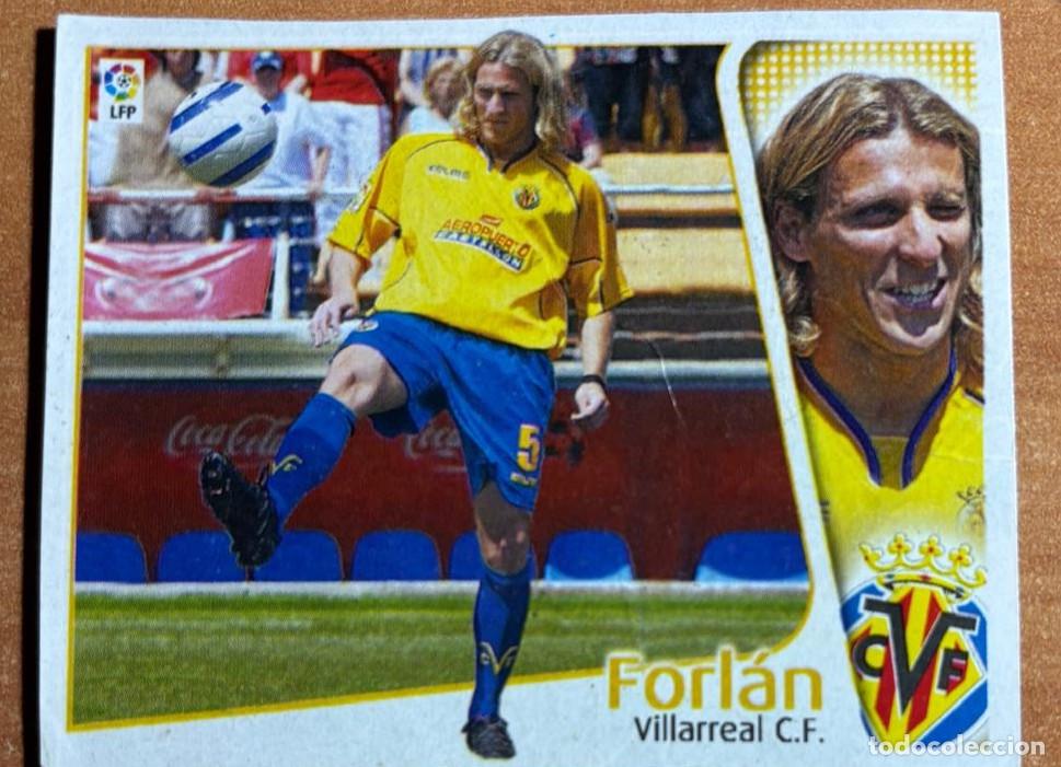 Cromos de F&uacute;tbol: EDICIONES ESTE 2004-2005 04 05 FICHAJE N&ordm; 37 FORLAN (VILLARREAL) RECORTADO LEER