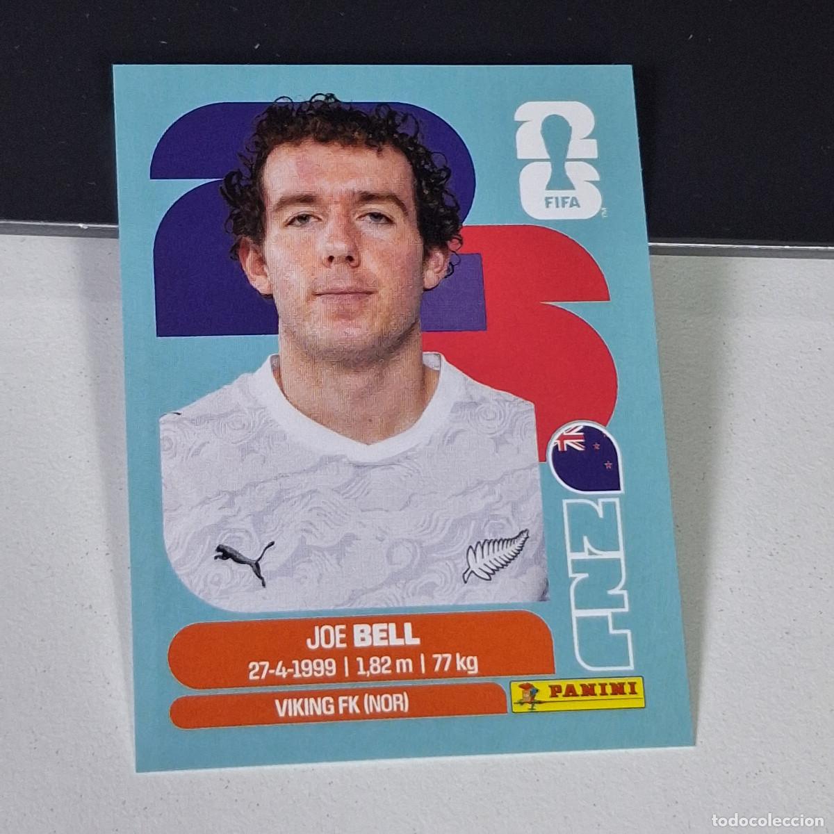 Cromos de F&uacute;tbol: B2 NZL 10 NZL10 JOE BELL NUEVA ZELANDA NZL NEW ZEALAND MUNDIAL FIFA WORLD CUP 2026 STICKER PANINI