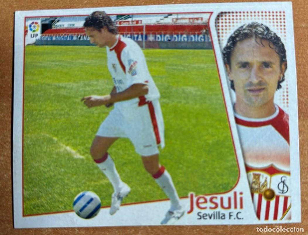 Cromos de F&uacute;tbol: EDICIONES ESTE 2004-2005 04 05 FICHAJE N&ordm; 32 JESULI (SEVILLA) RECORTADO LEER